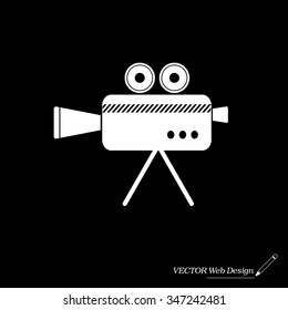 Cinema camera icon