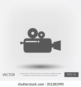 Cinema camera icon