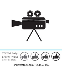 Cinema camera icon