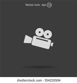 Cinema camera icon