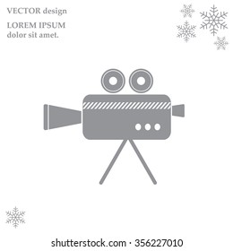 Cinema camera icon