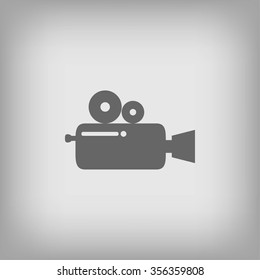 Cinema camera icon