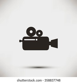Cinema camera icon