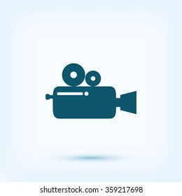 Cinema camera icon