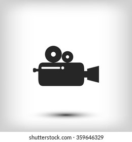 Cinema camera icon