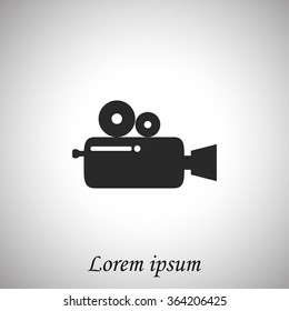 Cinema camera icon