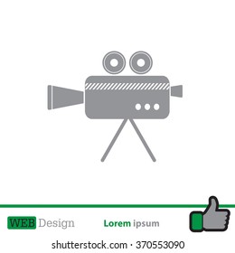 Cinema camera icon