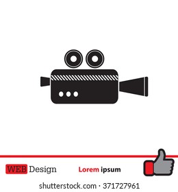 Cinema camera icon