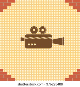Cinema camera icon