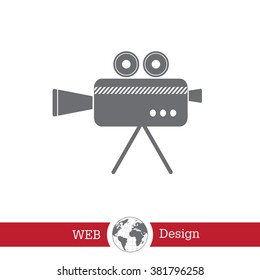 Cinema camera icon