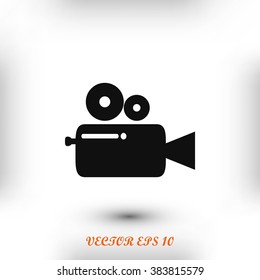 Cinema camera icon