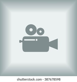 Cinema camera icon