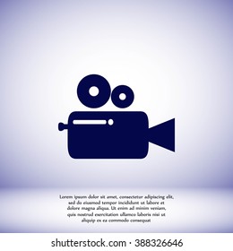 Cinema camera icon