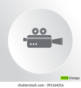 Cinema camera icon