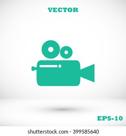 Cinema camera icon