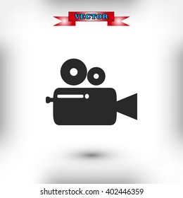 Cinema camera icon