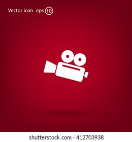 Cinema camera icon