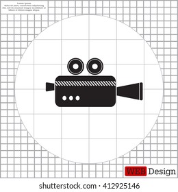 Cinema camera icon