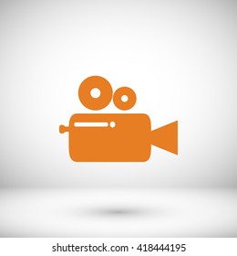 Cinema camera icon