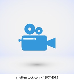 Cinema camera icon