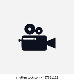 Cinema camera icon