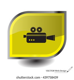 Cinema camera icon