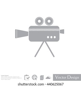 Cinema camera icon