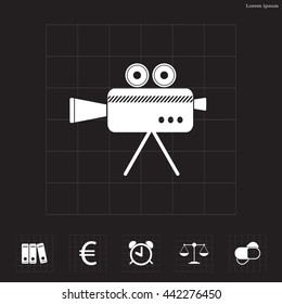 Cinema camera icon