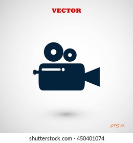 Cinema camera icon