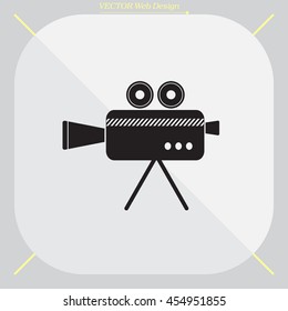 Cinema camera icon