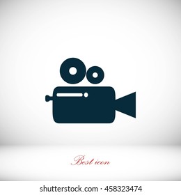 Cinema camera icon