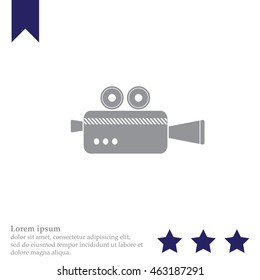 Cinema camera icon