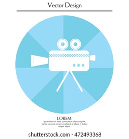 Cinema camera icon