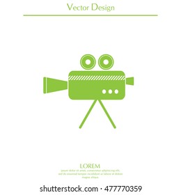 Cinema camera icon