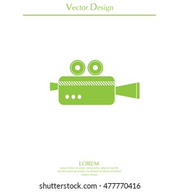 Cinema camera icon