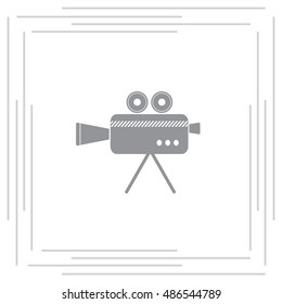 Cinema camera icon