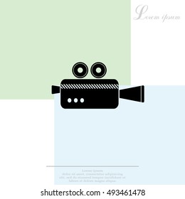 Cinema camera icon