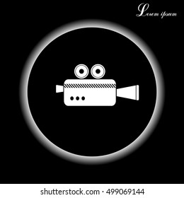 Cinema camera icon