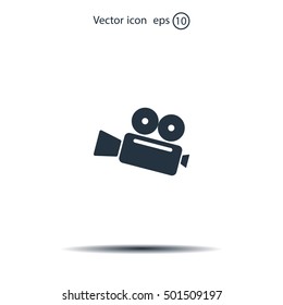 Cinema camera icon