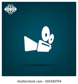 Cinema camera icon
