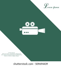 Cinema camera icon