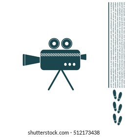 Cinema camera icon