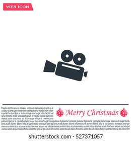 Cinema camera icon