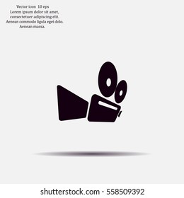Cinema camera icon