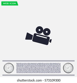Cinema camera icon