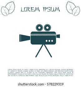 Cinema camera icon