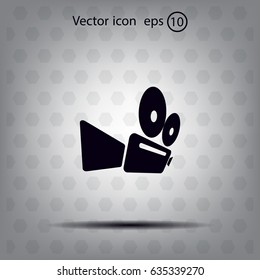 Cinema camera icon