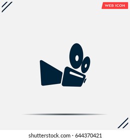 Cinema camera icon