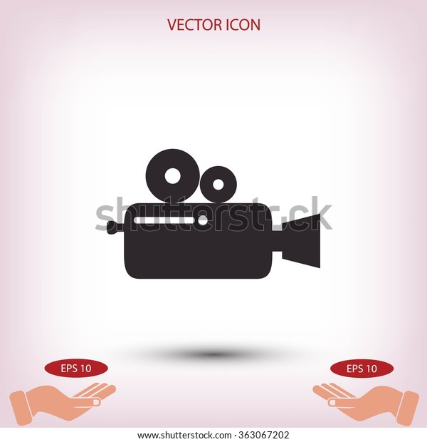 Cinema camera\
icon