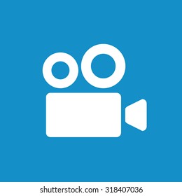 Cinema camera icon . Vector illustration